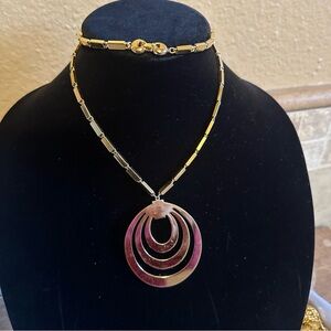 Monet Medallion Necklace